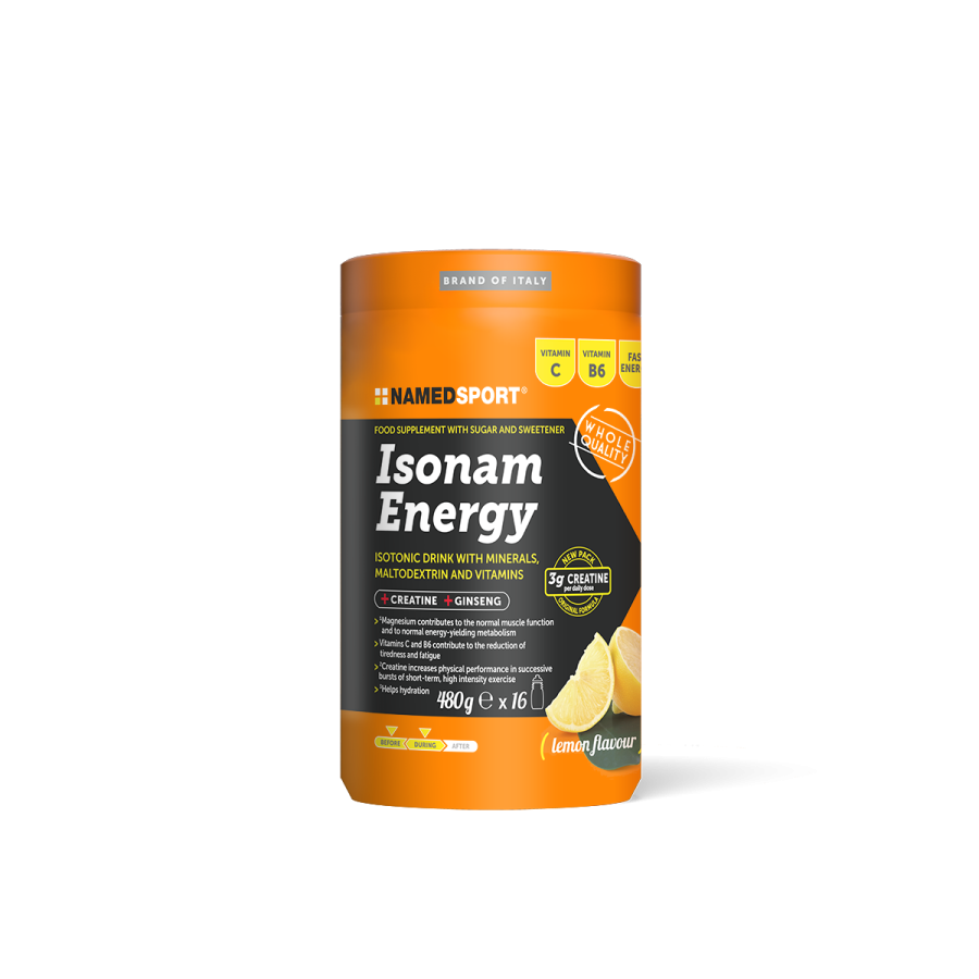 ISONAM ENERGY - Lemon - 480 gr  (3g creatina)