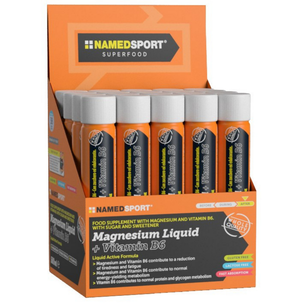 MAGNESIUM LIQUID + VITAMIN B6 - 25 ml - Integratore alimentare