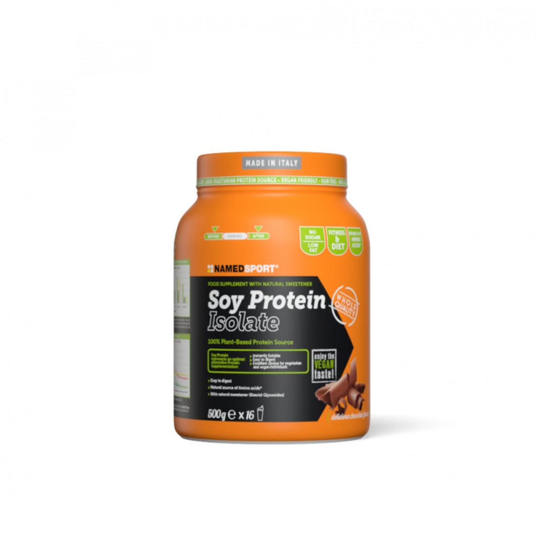 SOY PROTEIN ISOLATE - DELICIOUS CHOCOLATE - 500 g. - Integratore alimentare Named Sport
