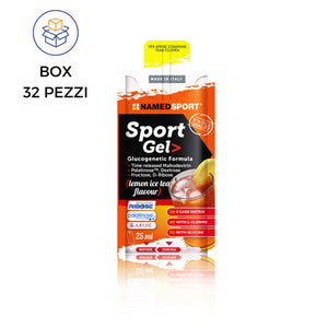 SPORT GEL - LEMON ICE TEA - BOX 32 PEZZI