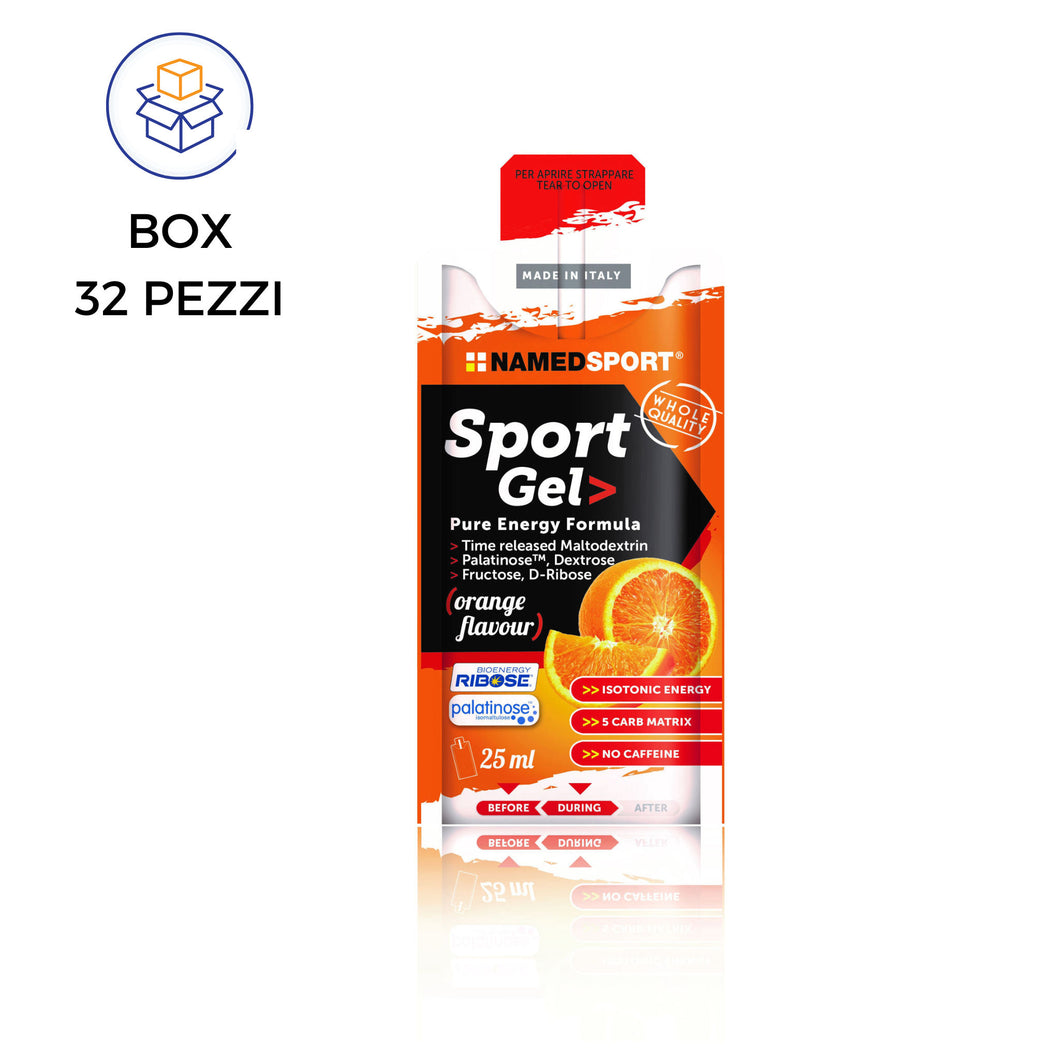 SPORT GEL - ORANGE - BOX 32 PEZZI